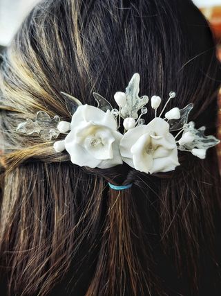 Tocado novia comunión 