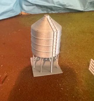 Silo Deposito de agua miniaturas escala maqueta