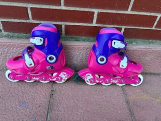Patines Línea Niños Oxelo Play 3 Rosa