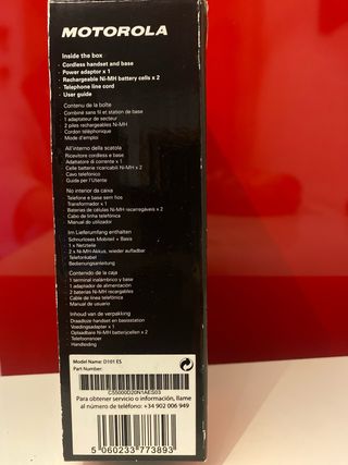 Telefono inalambrico Motorola