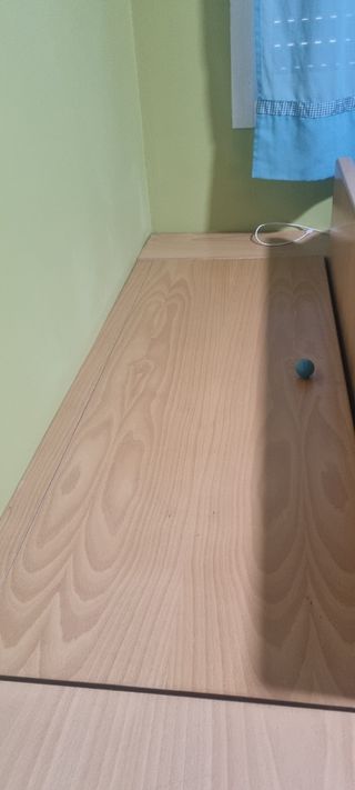 Conjunto cama nido, cajonera, baul, tapa