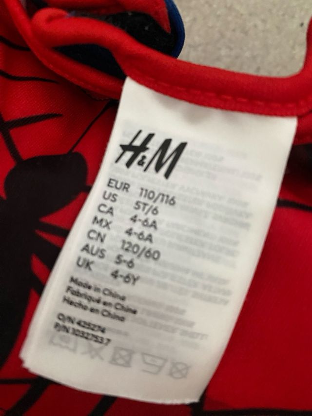 Disfraz spiderman niño