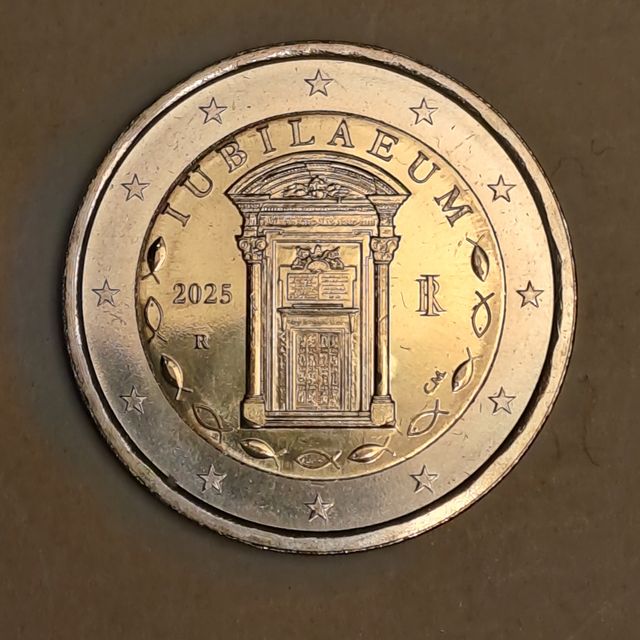 2 Euro Italia Giubileo 2025