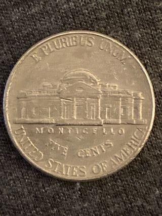 MONEDA 5 CENTS USA 2001 P DOLAR