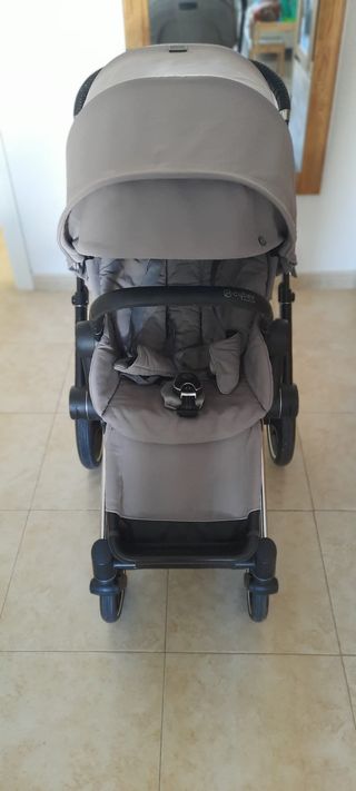 carrito cybex priam platinum completo gris y plata