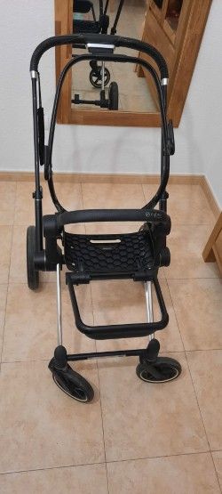 carrito cybex priam platinum completo gris y plata