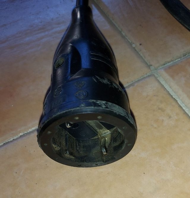 alargo adaptador para camping