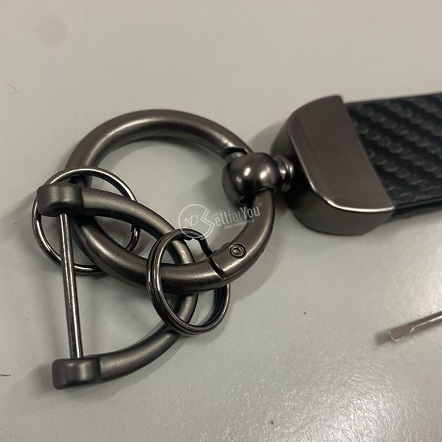 Portachiavi Jeep nero e grigio