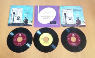 Tre dischi 45 giri vintage di Musica Classica.
