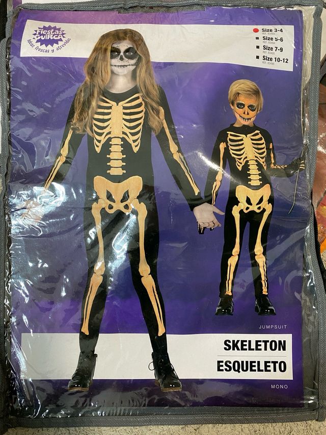 Disfraz esqueleto