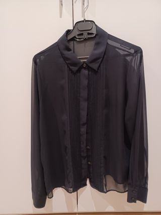 Camisa negra Zara