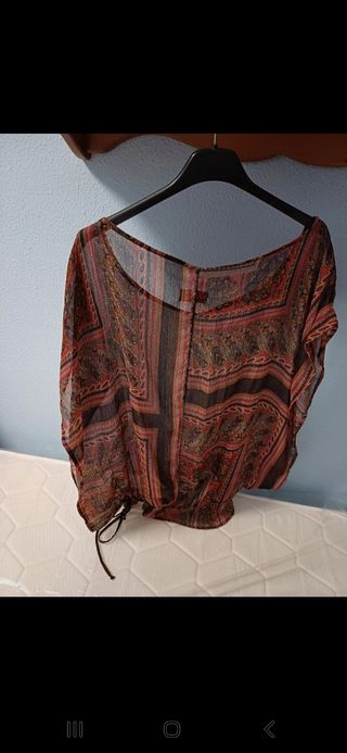 Blusa estampada talla s