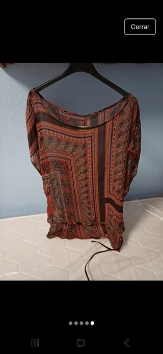 Blusa estampada talla s