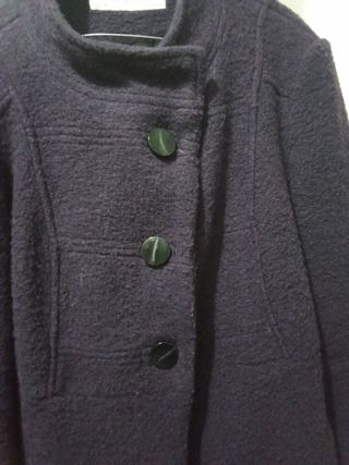 Abrigo paño Zara Basic 