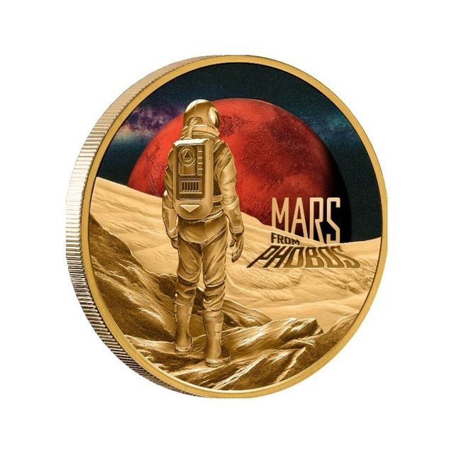 Moneda coleccionable de la Mona Lisa 1 Oz plata