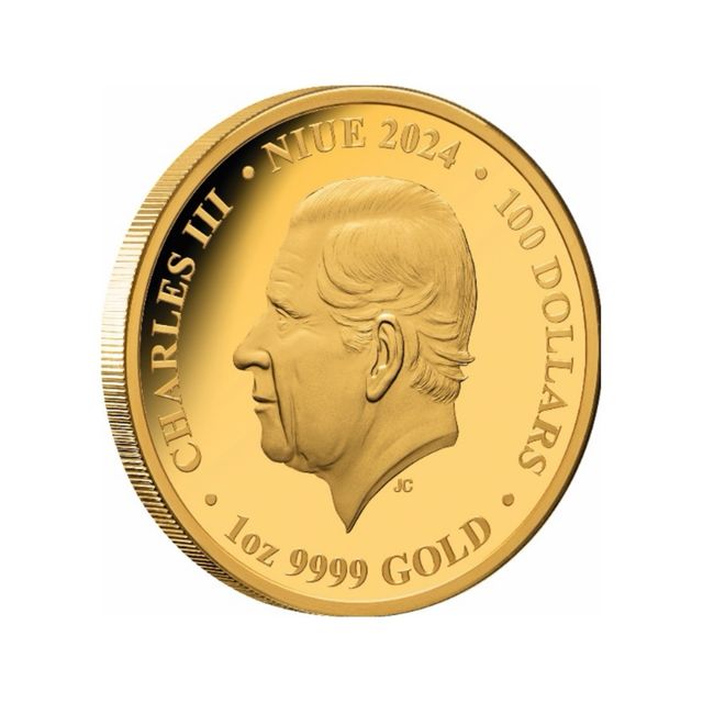 Moneda coleccionable de la Mona Lisa 1 Oz plata