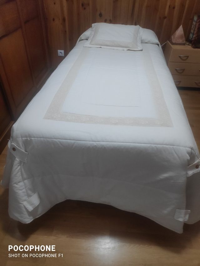 Colcha Edredón cálida cama de 90 x 200