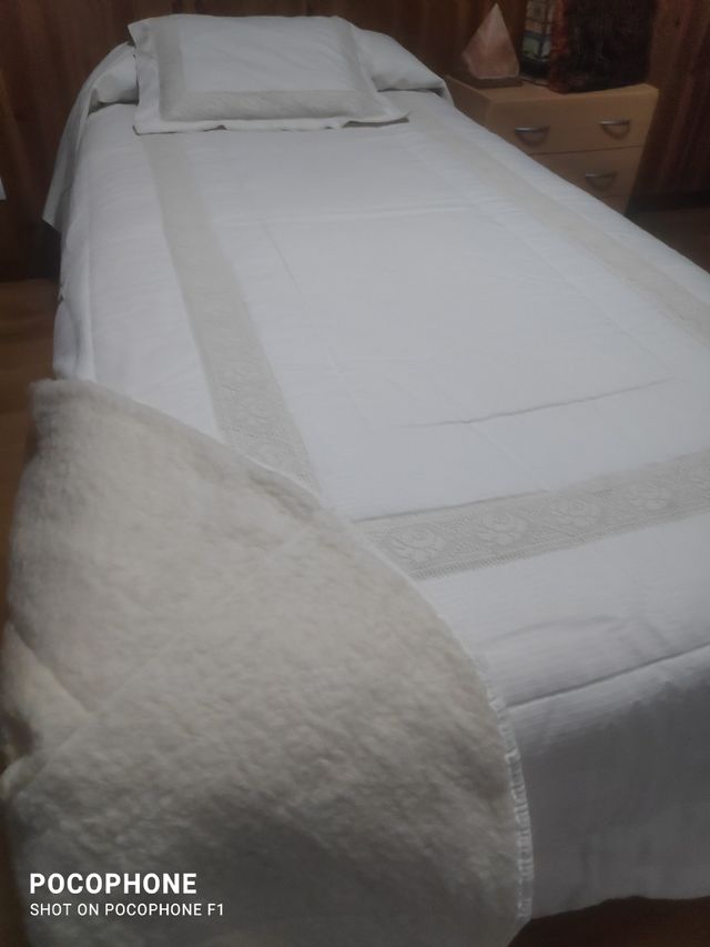 Colcha Edredón cálida cama de 90 x 200