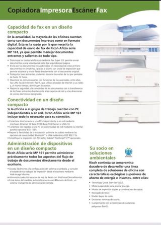 Fotocopiadora/Impresora/Scaner/Fax 
