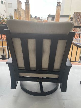 sillas de jardin giratorias con cojines