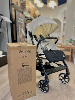 Silla de paseo Cybex Beezy Canvas White 
