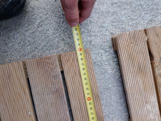 Baldosas de madera 40x40