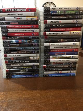 PlayStation 3 320 GB/GO  40 JUEGOS  2 MANDOS 