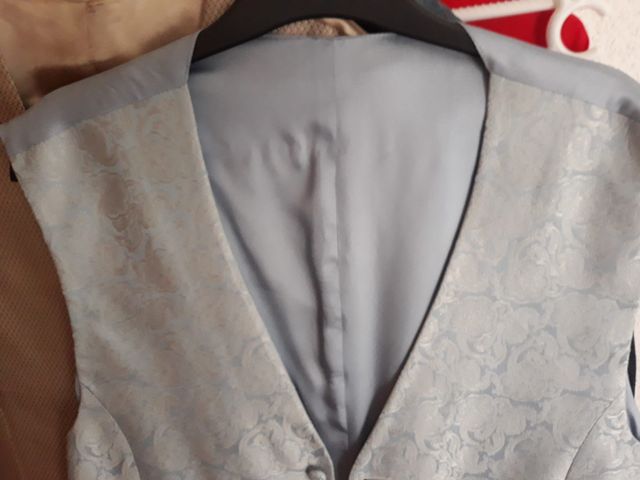 Chaleco azul. Marca Caramelo. Nuevo, con etiquetas