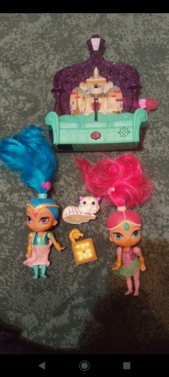 Bambole SHIMER e SHINE - trono elettronico