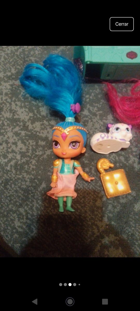 Bambole SHIMER e SHINE - trono elettronico