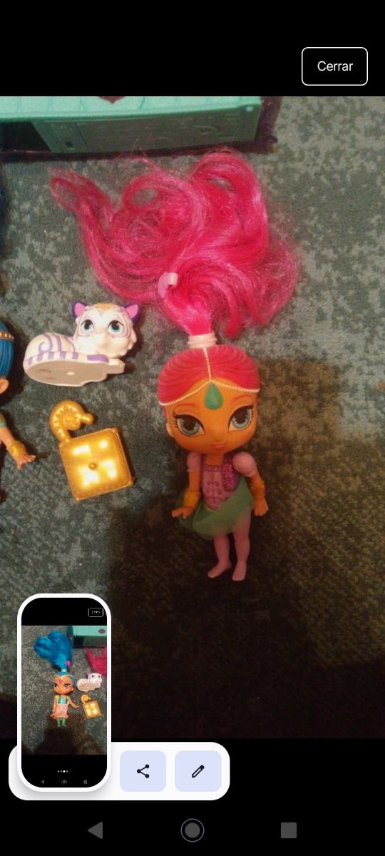 Bambole SHIMER e SHINE - trono elettronico