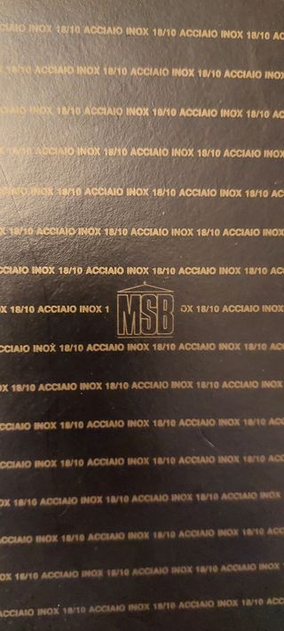 Vassoio acciaio inox 