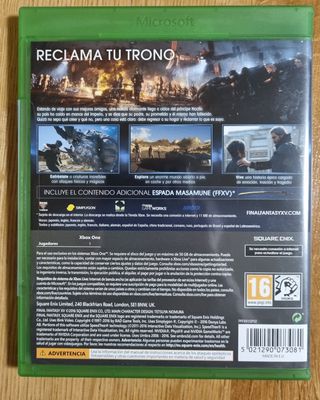 Final Fantasy XV para Xbox One