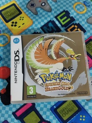Caja vacía Pokémon oro Nintendo DS