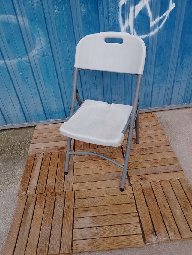 Silla plegable polietileno