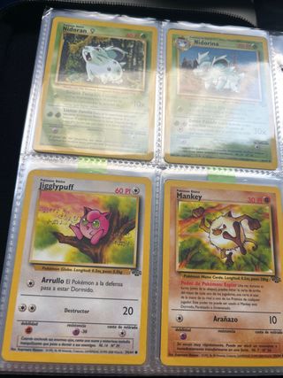 Cartas pokemon antiguas