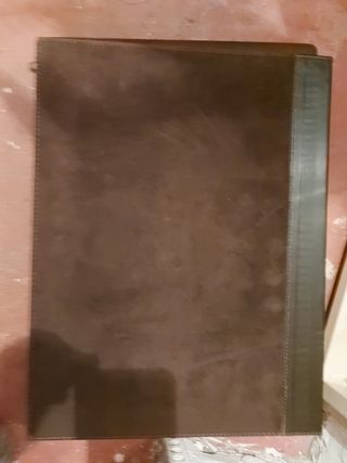 carpeta de cuero 