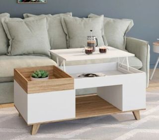 Mesa de centro madera elevable nueva