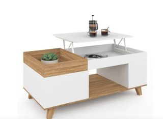 Mesa de centro madera elevable nueva