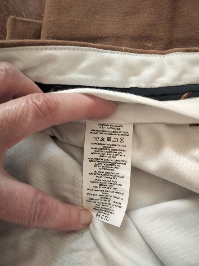 Pantalón Emidio Tucci premium talla 462