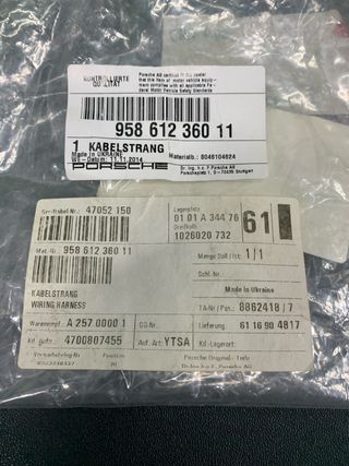 CABLEADO DELANTERO DE PORSCHE CAYENNE
