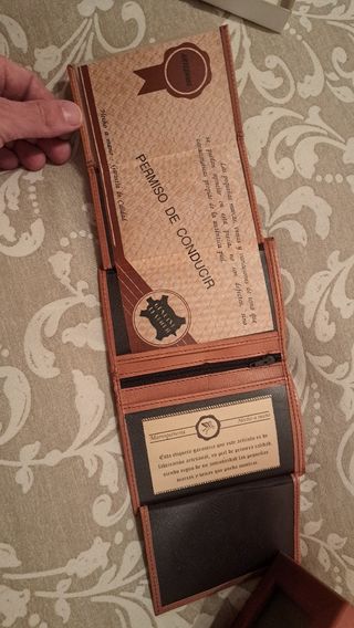 Cartera hombre clasica sin estrenar