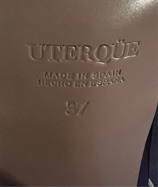 Sandalias UTERQÜE TACON BURDEOS