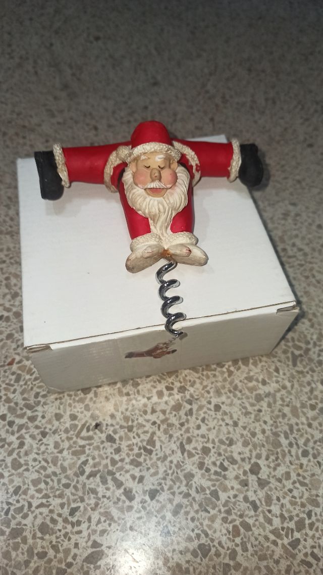 Descorchador decorativo Papa Noel