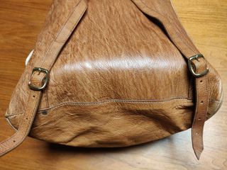 Mochila artesana de cuero