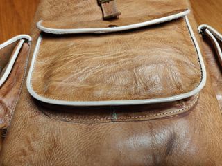 Mochila artesana de cuero