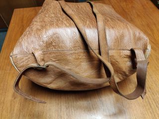 Mochila artesana de cuero