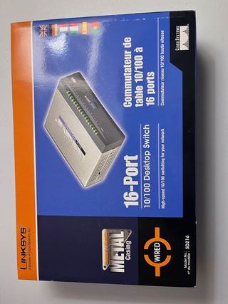informatica vintage 16Port Commutateur 10/100
