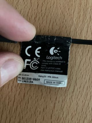 Webcam cámara web Logitech V-UBH44 usb