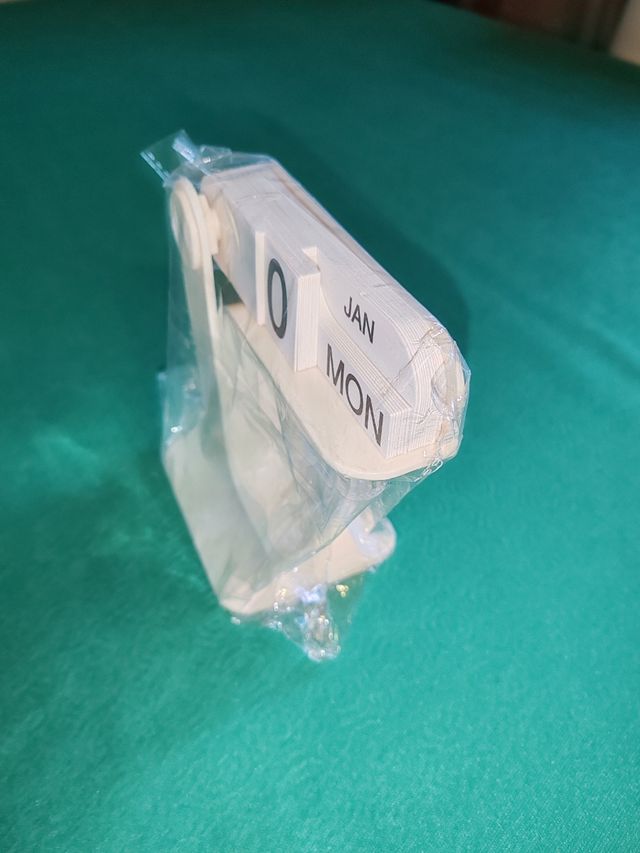 Calendario perpetuo stile Timor Bianco panna